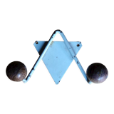 Double wood/metal hook