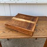 Desk with 1 drawer, oak top, 105x56cm