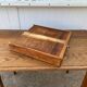 Desk with 1 drawer, oak top, 105x56cm