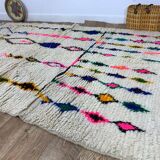 Handmade moroccan berber rug 258 x 160 cm