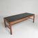 Vintage oak coffee table with a slate top in an oak frame, 1960s.