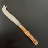 Bamboo handle cheese knife