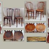 Lot 8 bistro chairs early 20th century