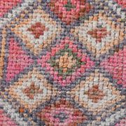 Shades Of Pink Beige Antique Vintage Runner Rug, 89x322Cm