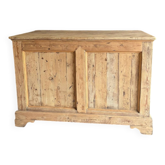 Old solid pine counter