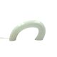 White Murano glass sculptural lamp, Barbini Italy 1970s