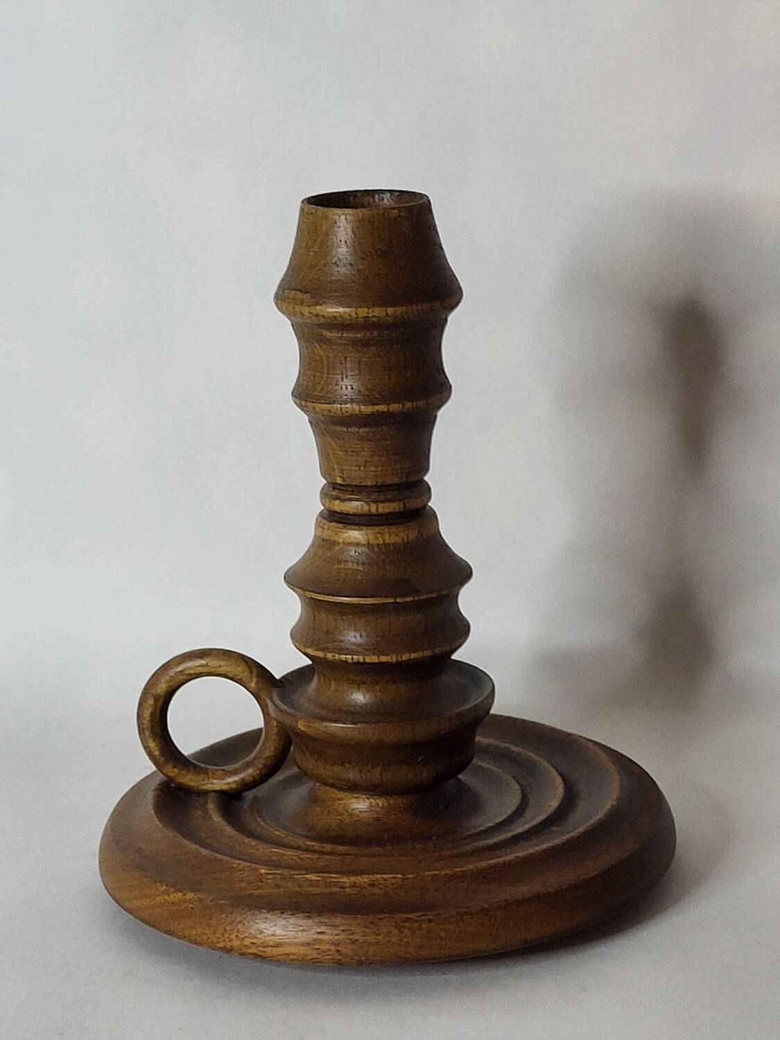Wooden candle holder