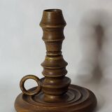 Wooden candle holder