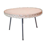 Table basse en rotin