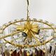 1 de 2 Lustre en verre cristal par J.T. Kalmar