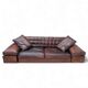 Antonello Mosca giorgetti sofa royal 1970's cognac leather / patina
