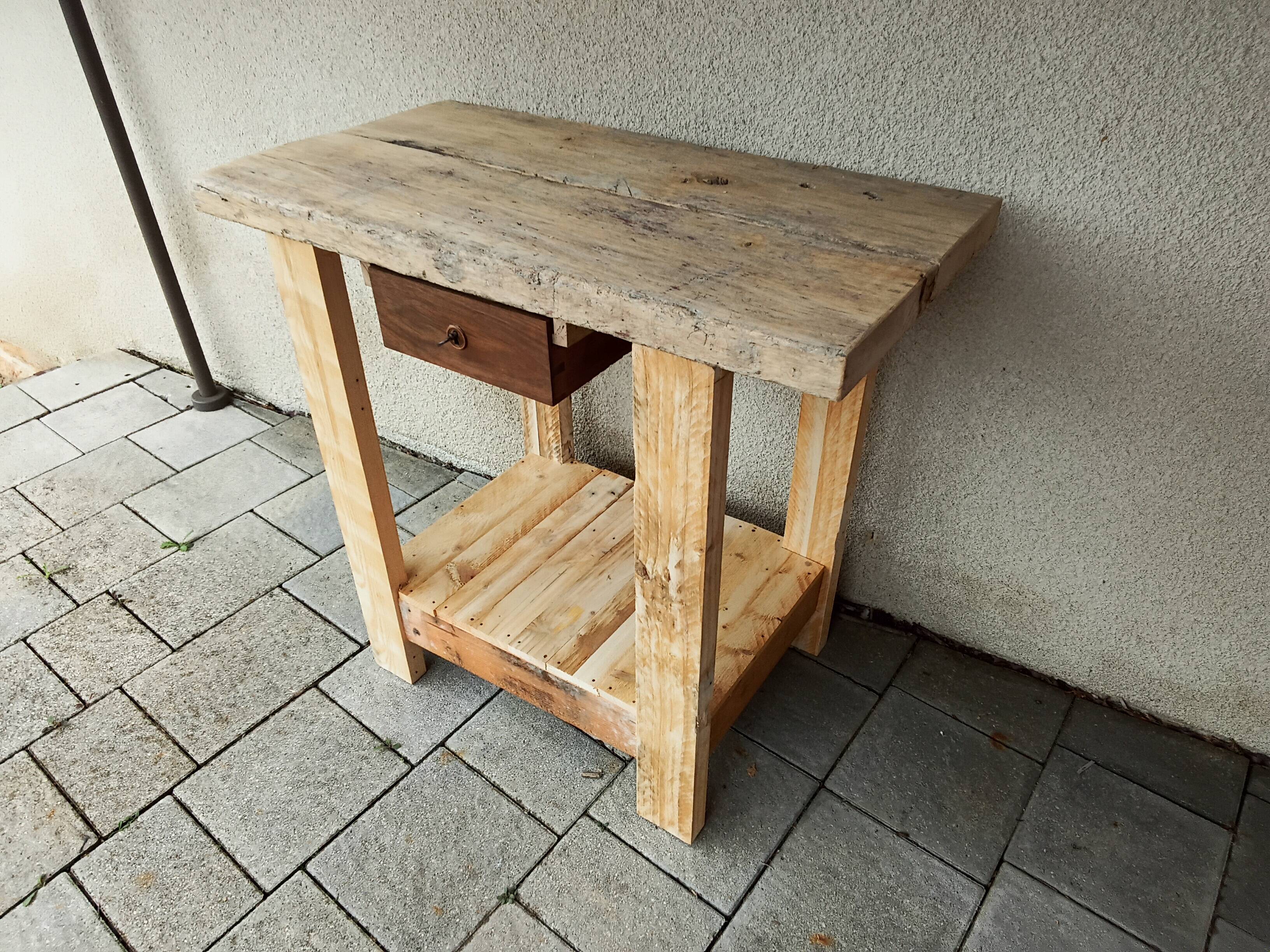 Wooden workbench