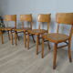 Ensemble de 4 chaises de bistrots thonet