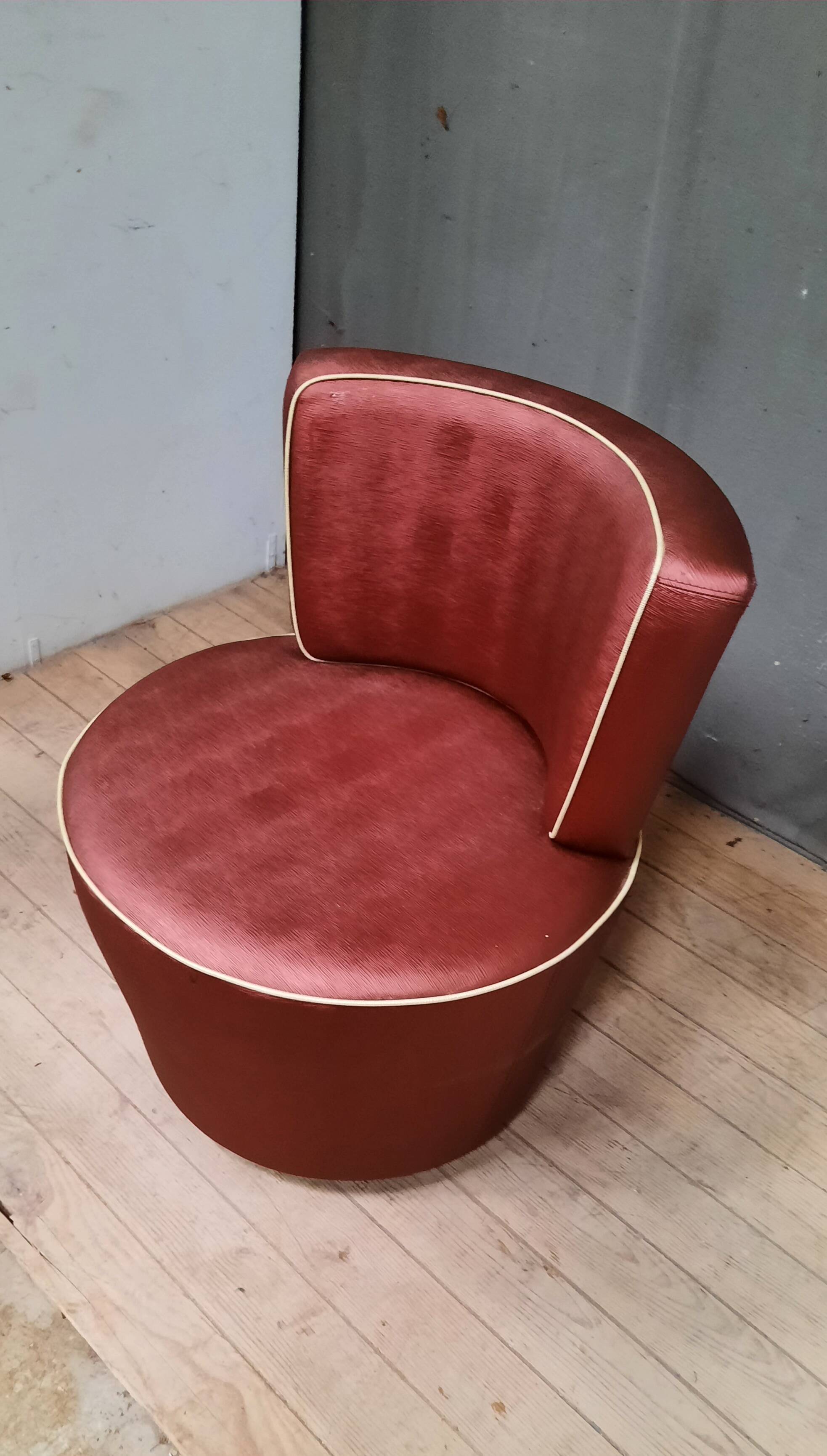 Vintage red armchair