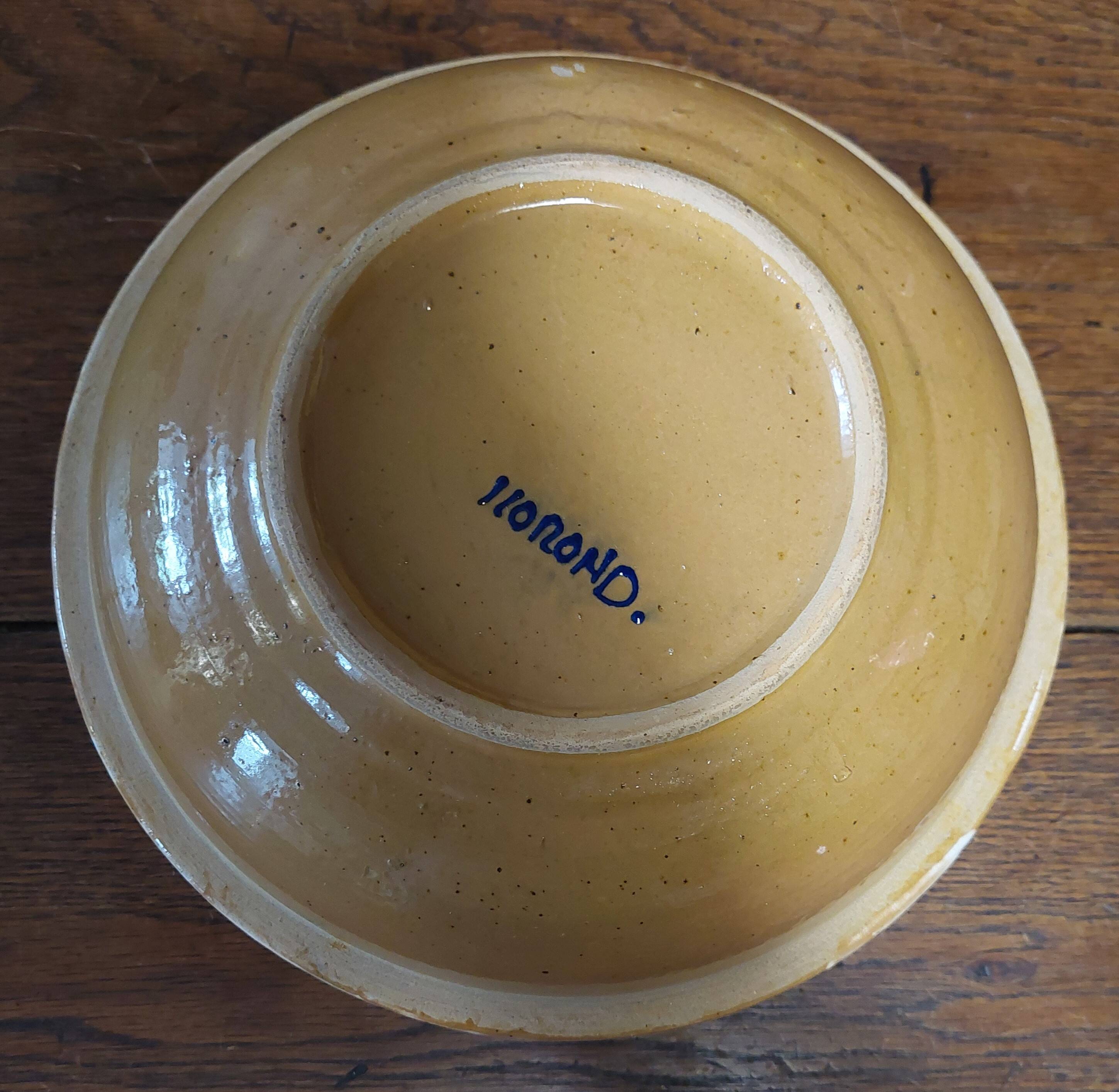 Korond ceramic salad bowl, Romania, 20th century