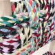 Chaise en tissus recyclés