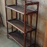 Rattan shelf