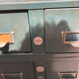 Metal boxes with drawers