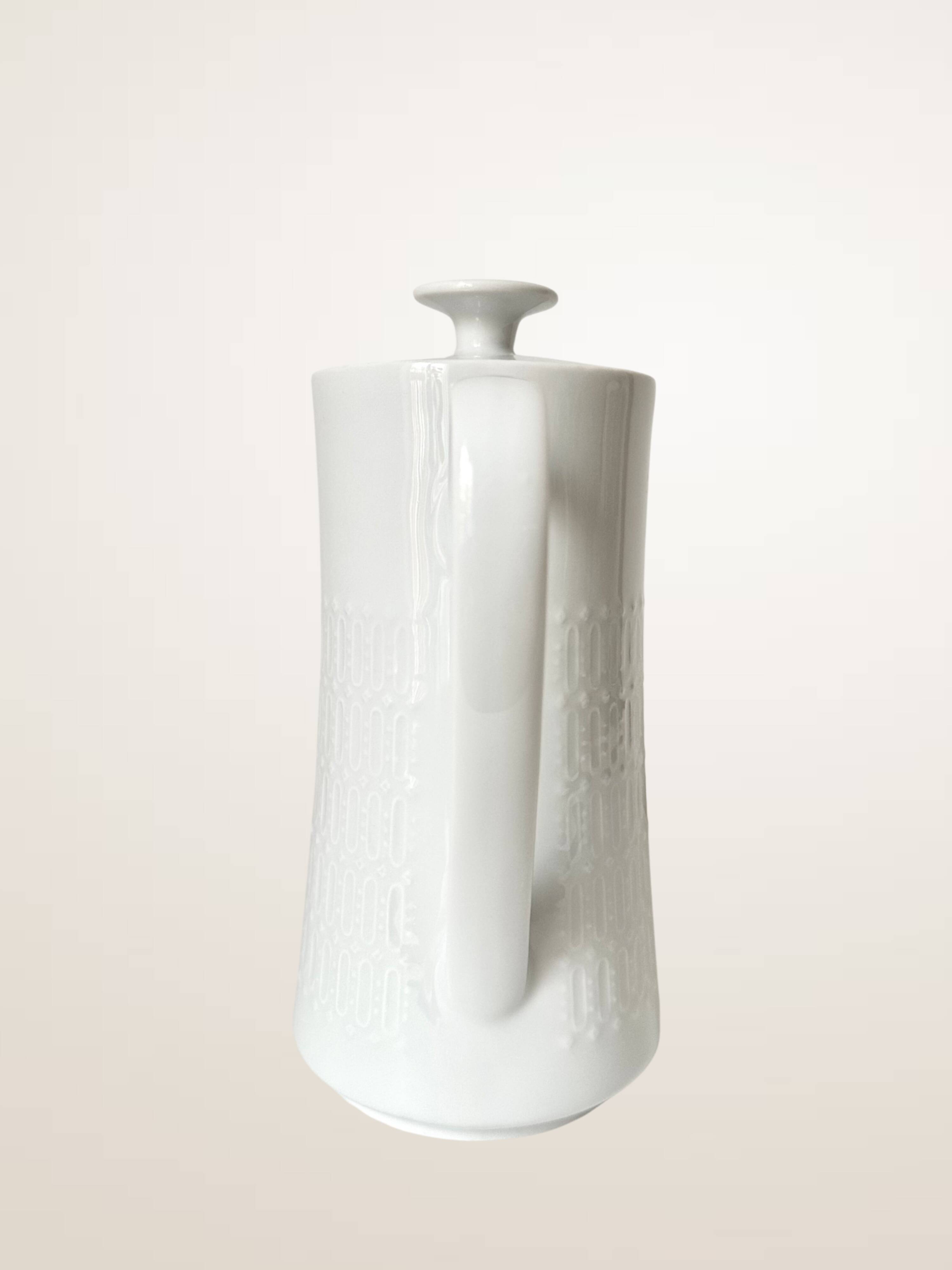 White porcelain coffee pot Winterling