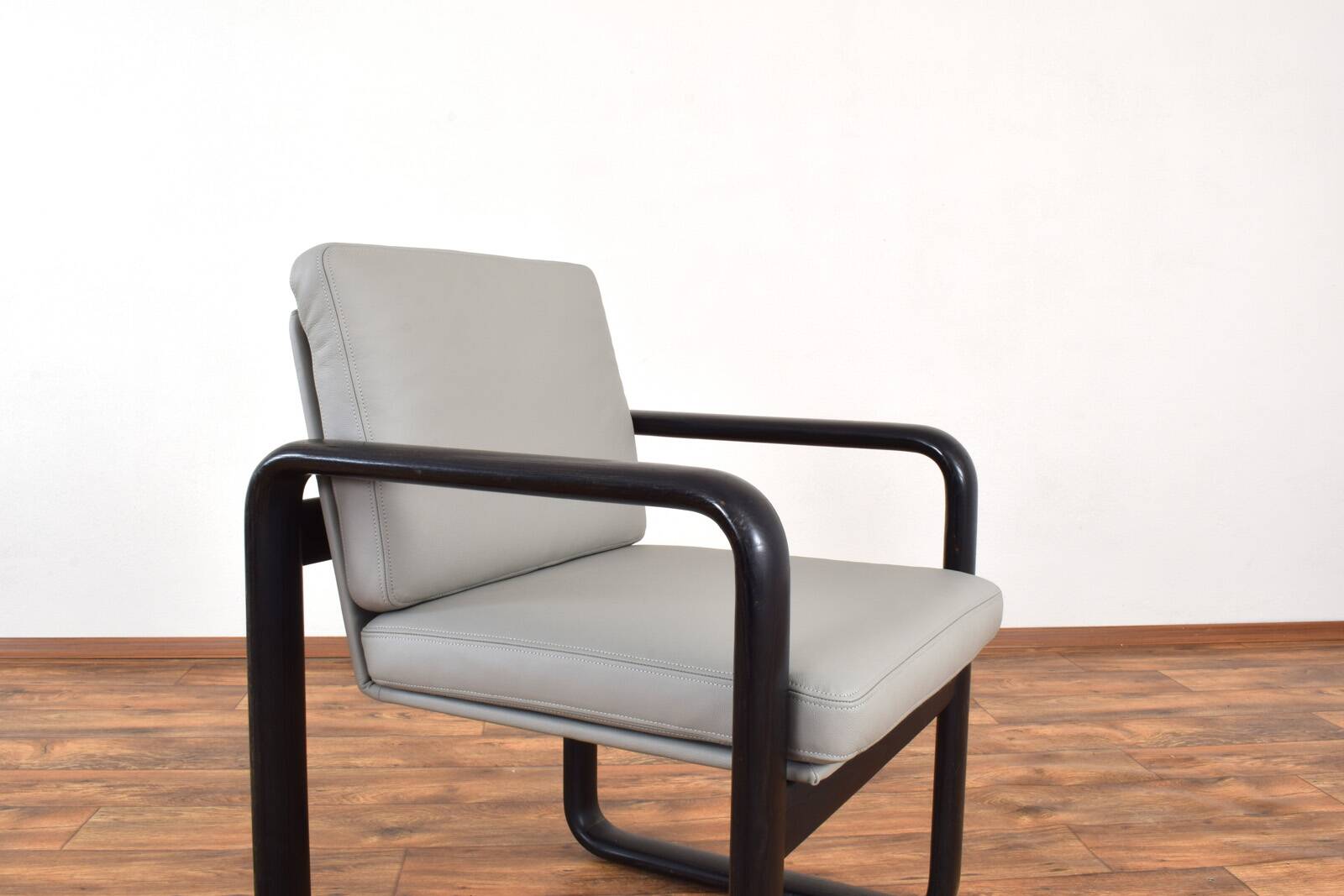 Mid-Century Leather Lounge Chairs by Burkhard Vogtherr for Rosenthal, 1970s