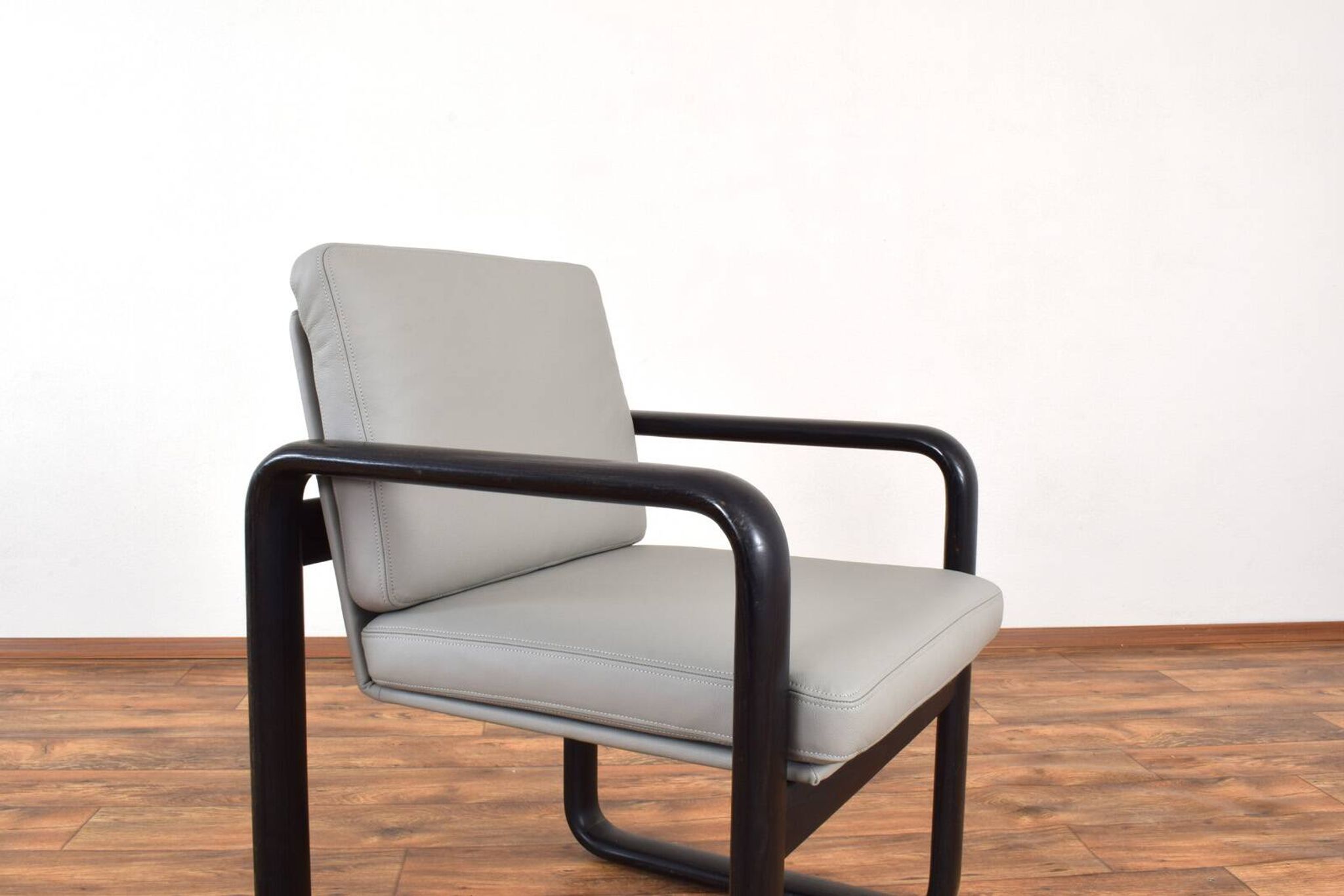 Mid-Century Leather Lounge Chairs by Burkhard Vogtherr for Rosenthal, 1970s