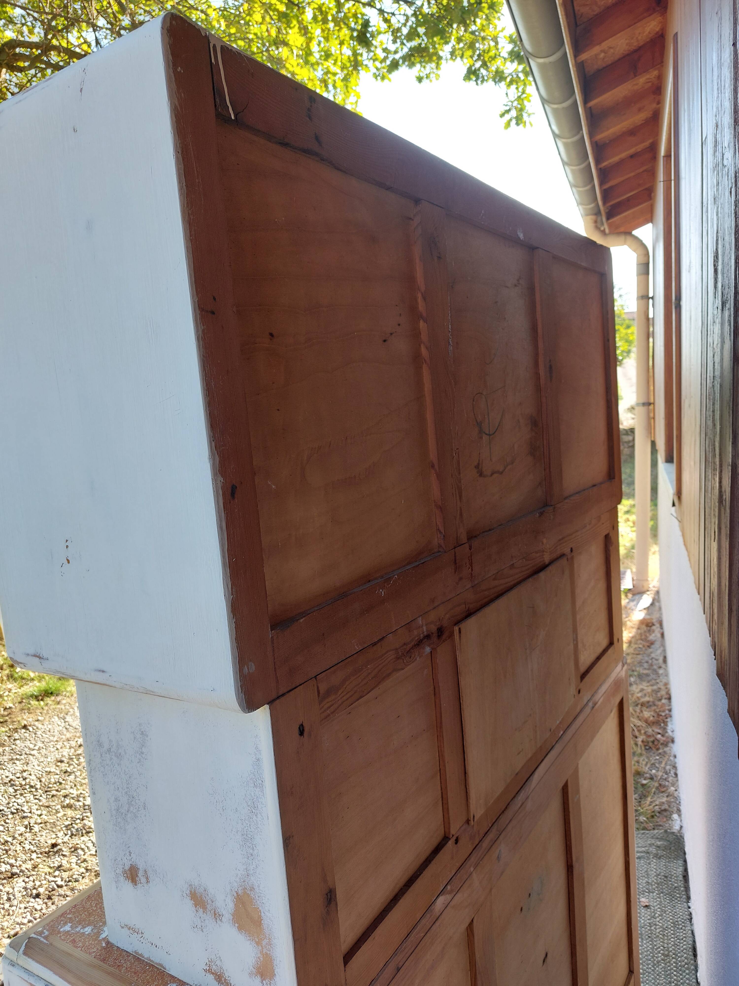 Mado chippy paint white sideboard