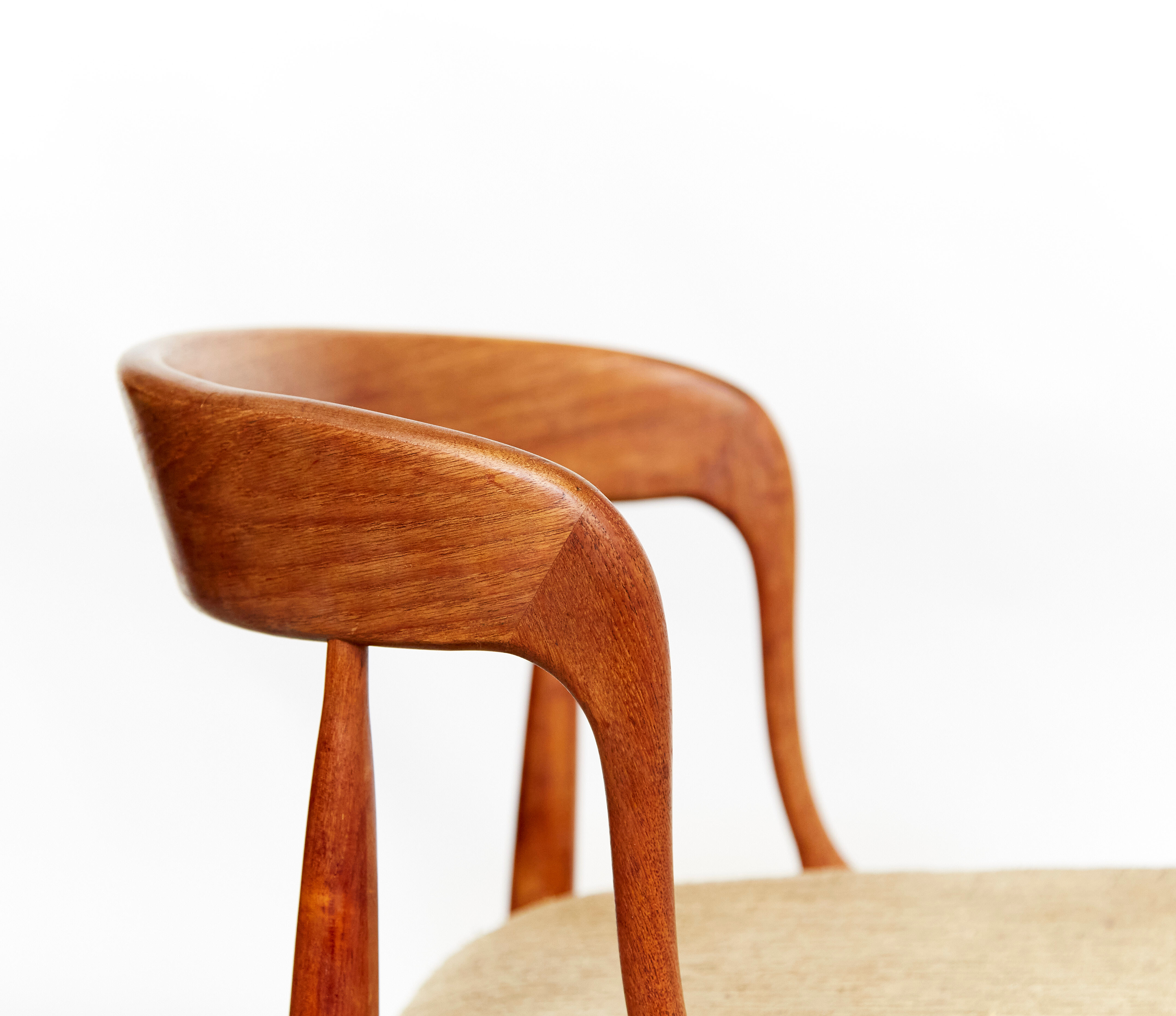 Lot de 5 chaises de Johannes Andersen pour Uldum Møbelfabrik
