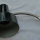 Small desk lamp articulated in black metal, vintage 1960