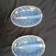 2 opalescent Tiffany pocket vases