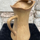 Antique flamed stoneware jug