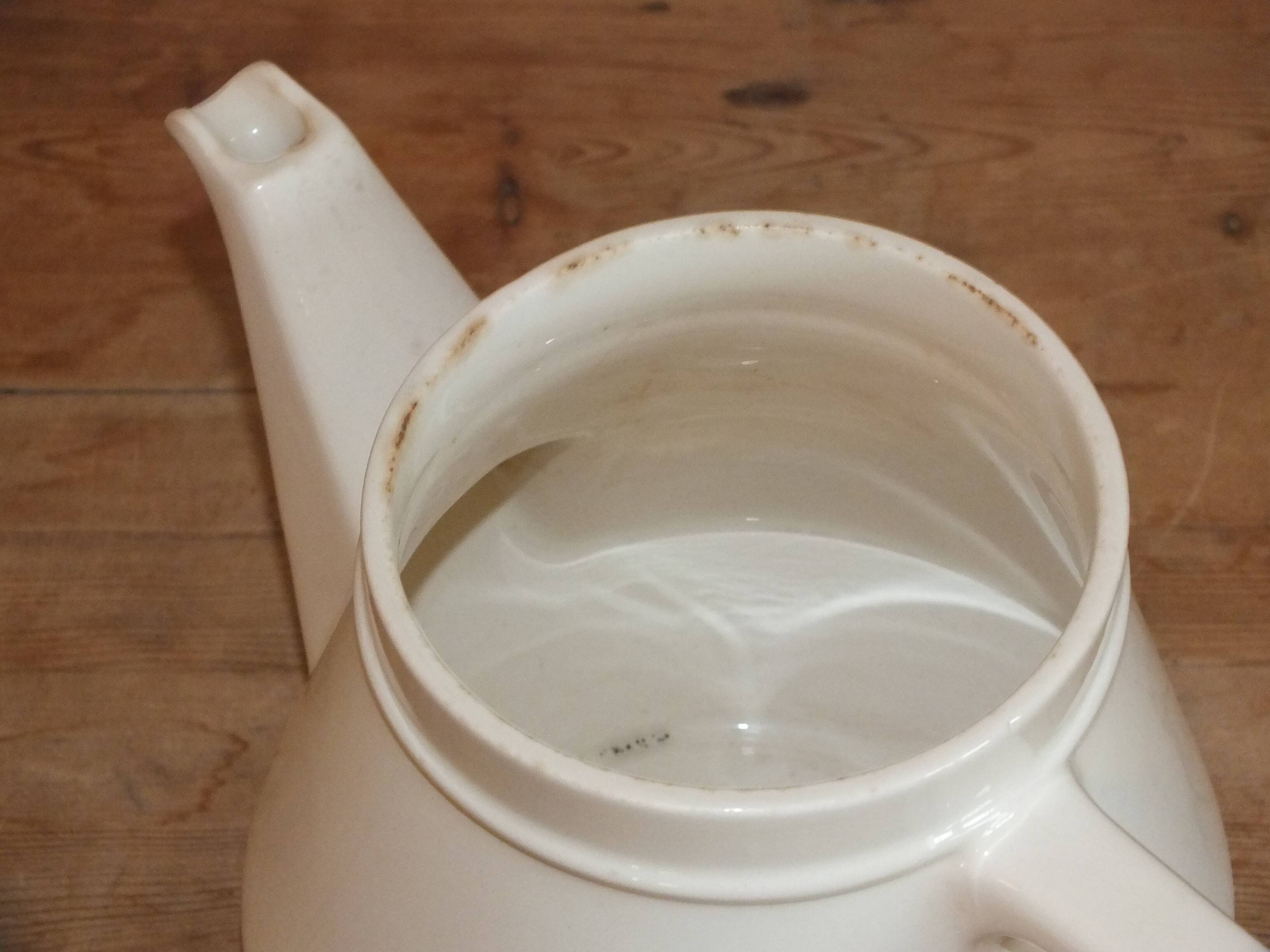 Vintage white Villeroy and Boch Mettlach teapot