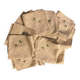 Embroidered linen and cotton napkins