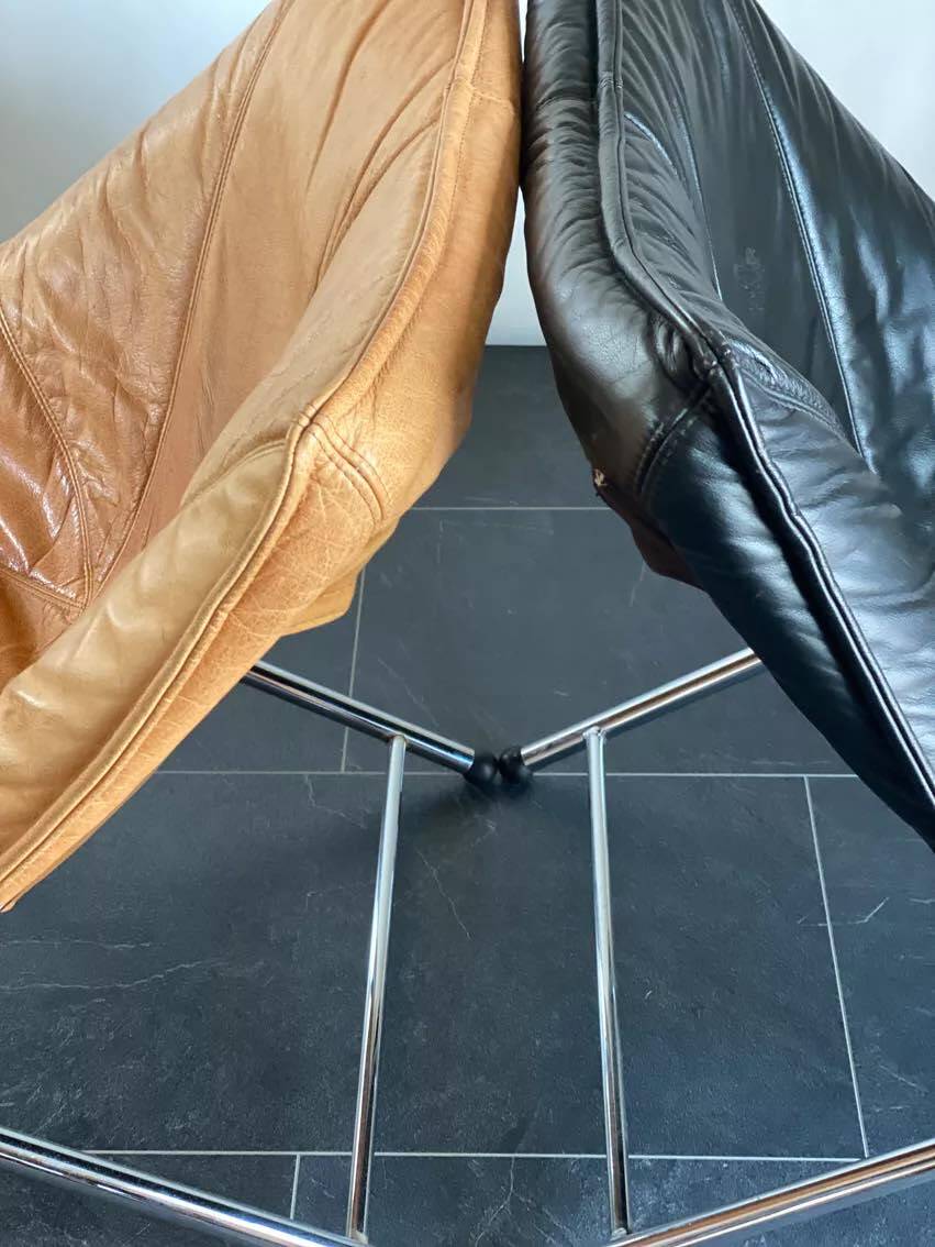 Pair of Molinari Easy Chairs by Teun van Zanten