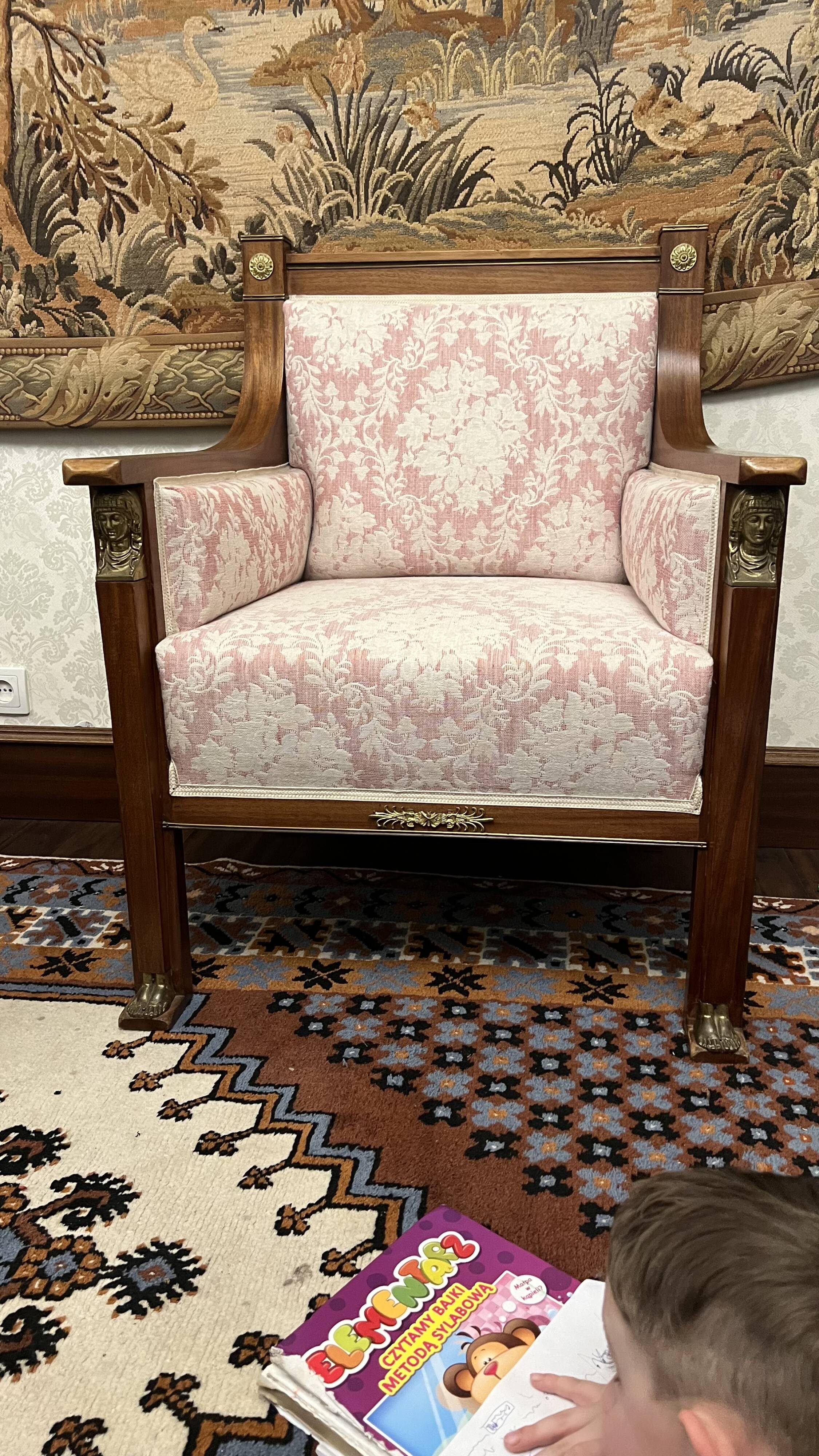 Fauteuil Empire Restauration, 1825, France