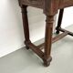 Small carved oak writing table, 19th century
