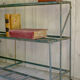 Antique florist metal shelf-industrial shelf