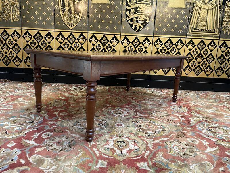 Louis Philippe style cherry wood coffee table
