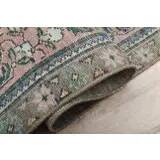 1970s Vintage Persian Handmade Wool Cotton Pink Oversized Rug 300x379