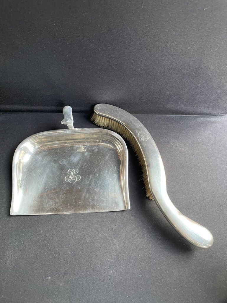 Christofle silver metal garbage