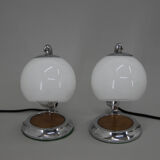 Set of two art deco table lamps, 1930s