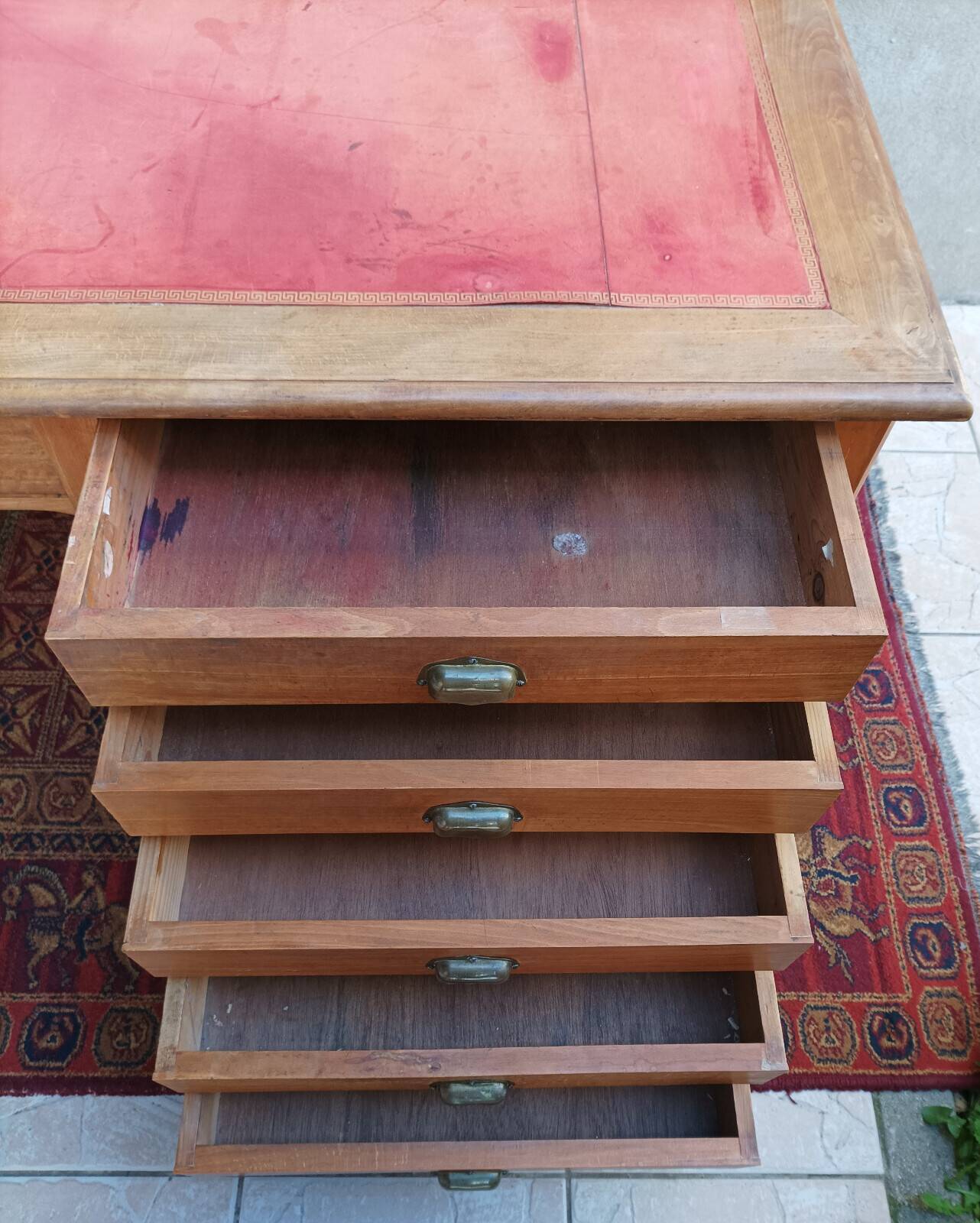 Vintage beech desk