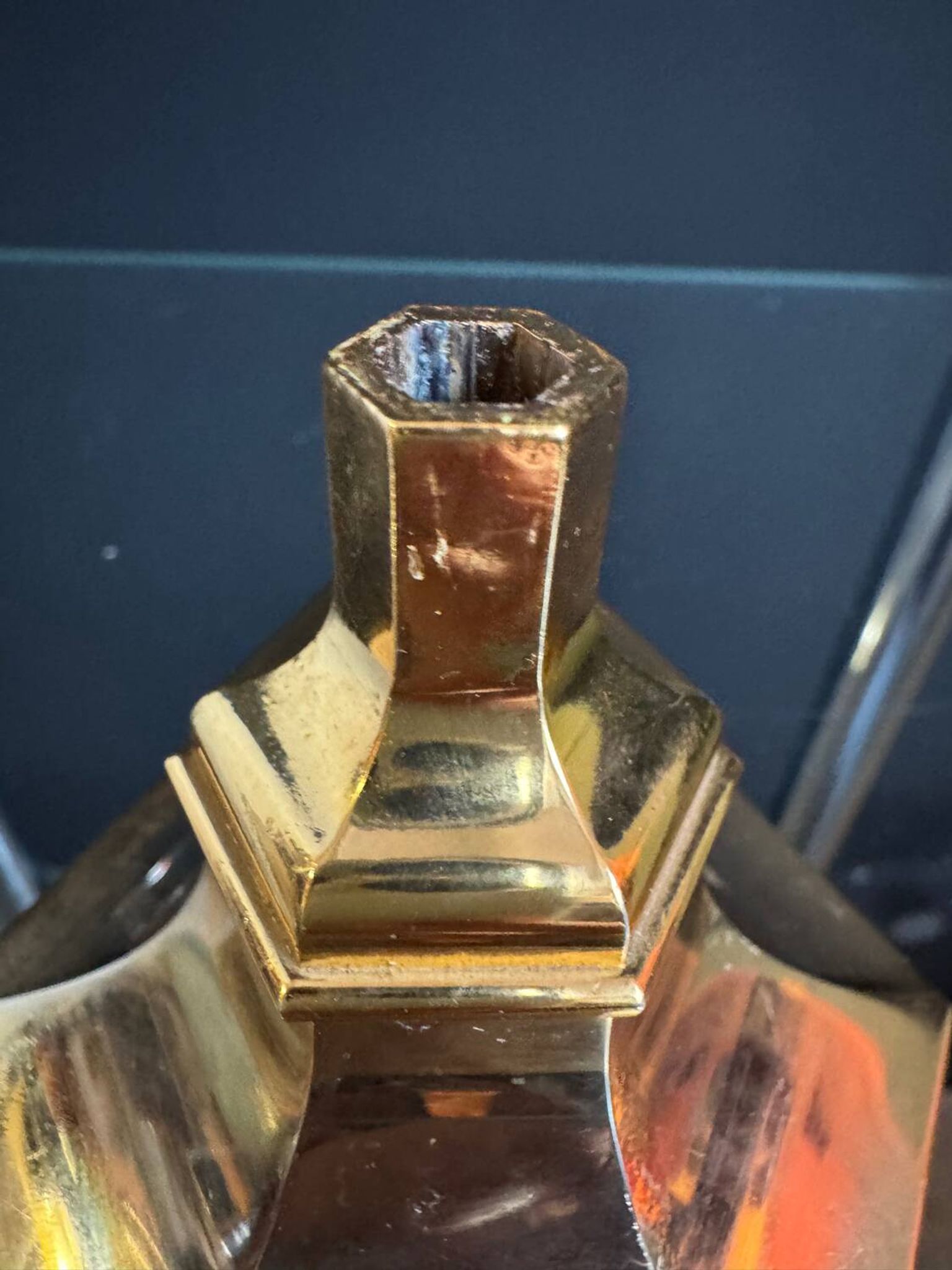 Golden Nagel candlestick from the 1970s.