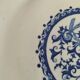 Gien plate – Rouen decor with tapered valances – Old stamp 1920