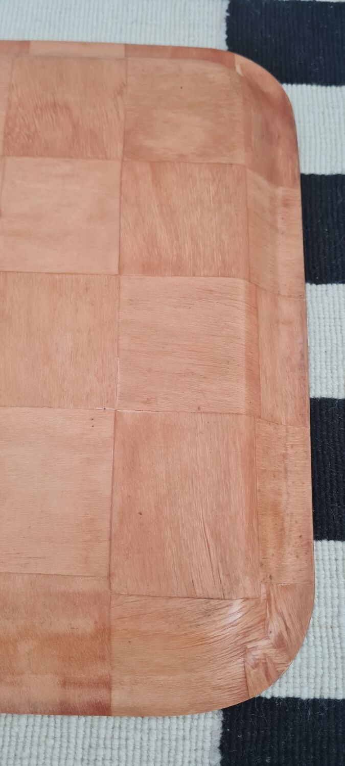 Plateau en bois vintage
