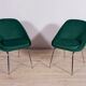 Armchairs chrome and fabric , 1960