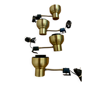 ensemble de 4 appliques - 1950