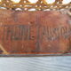 Antique canned tuna stool