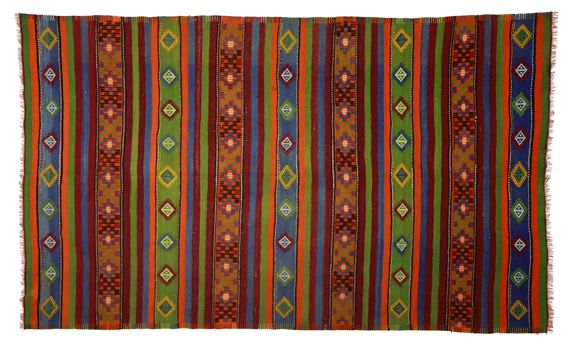 Anatolian handmade kilim rug 273 cm x 168 cm