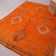 Orange Vintage Moroccan Rug 162 x 232 cm - Berber Wool Rug - Handmade Rug