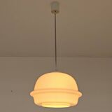 Suspension lamp "derby" in triplex opal glass – karel volf, osvě